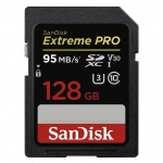 SanDisk Extreme Pro SDXC 128GB 95MB/s V30 UHS-I U3, SDSDXXG-128G-GN4IN