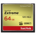 SanDisk Extreme CompactFlash 64GB 120MB/s, SDCFXSB-064G-G46