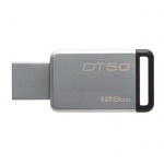 128GB Kingston USB 3.0 DT50 kovová černá, DT50/128GB