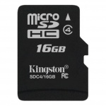 16GB Micro SDHC Kingston - class 4 (bez adaptéru), SDC4/16GBSP