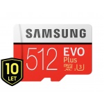 Micro SDXC 512GB Samsung EVO Plus + SD adaptér, MB-MC512GA/EU