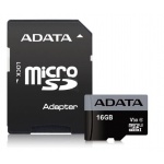 ADATA MicroSDHC 16GB U3 V30S 95MB/s + adapter, AUSDH16GUI3V30S-RA1