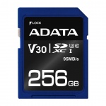 ADATA V30S/SDXC/256GB/95MBps/UHS-I U3 / Class 10, ASDX256GUI3V30S-R