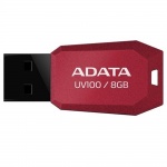 ADATA USB UV100  8GB red, AUV100-8G-RRD