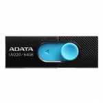 8GB ADATA UV220 USB black/blue, AUV220-8G-RBKBL