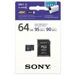 SONY microSD SR64UZ 64GB, class10, 95MB/s, adapter, SR64UZ