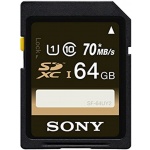 SONY SD karta SF64U, 64GB, class 10, až 70MB/s, SF64U