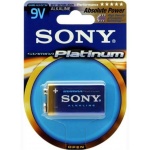 SONY Alkalické baterie 6AM6PTB1D,9V E BLOCK, 6AM6PT-B1D