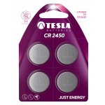 TESLA - baterie TESLA CR2450, 4ks, CR2450, 1099137109