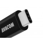 Kabel AVACOM TPC-100K USB - USB Type-C, 100cm, černá, DCUS-TPC-100K