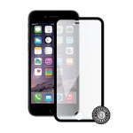 Screenshield™ APPLE iPhone 6/6S Tempered Glass protection display (full COVER black metalic frame), APP-TGFCBMFIPH6-D