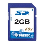 Pretec SecureDigital 60x - 2GB, PCSD2GB
