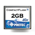 Pretec 2.0GB karta CompactFlash HighSpeed, PCACF2G