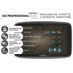 TomTom GO Professional 6250 EU, Wi-Fi, LIFETIME mapy, 1PL6.002.12