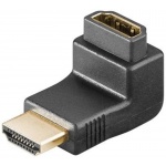 PremiumCord Adapter HDMI M/F, pravý úhel - opačný, kphdma-16