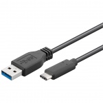 PremiumCord USB-C/male - USB 3.0 A/Male, černý,15cm, ku31ca015bk
