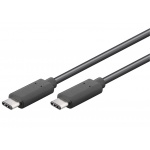 PremiumCord USB-C/male - USB-C/male, černý, 1m, ku31cc1bk