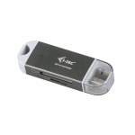 i-tec USB 3.0 DUAL Card Reader micro / SDXC -šedá, U3CRDUO-GR