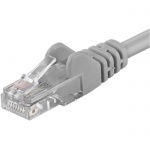 PremiumCord Patch kabel UTP RJ45-RJ45 level 5e 2m šedá, sputp02