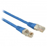 SOLARIX patch kabel CAT5E UTP PVC 0,5m modrý non-snag proof, 28330059