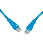 SOLARIX patch kabel CAT5E UTP PVC 1m modrý snag-proof, 28331109