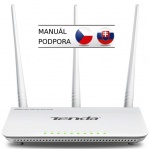 Tenda F3 (F303) WiFi N Router 802.11 b/g/n, 300 Mbps, WISP, Universal Repeater, 3x 5 dBi antény, F3