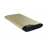 CYGNETT Power Bank 6000mAh, gold, Li-Pol technologie, 2 X USB , LCD displej, CY1778PBCHE