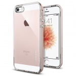 OCHRANNÝ KRYT (TPU+HARD) SPIGEN Neo Hybrid Crystal PRO APPLE IPHONE 5 - ROSE GOLD, HOUAPIP5SPROGO