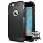 OCHRANNÝ KRYT (HARD) SPIGEN Tough Armor PRO APPLE IPHONE 6/6S - ČERNÝ, SGP11614