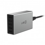 Lab.C X5 5Port USB Wall Charger - šedý, LABC-587-GR_KR - neoriginální