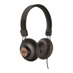 MARLEY Positive Vibration 2.0 - Signature Black, sluchátka přes hlavu s ovladačem a mikrofonem, EM-JH121-SB