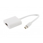 4World Adaptér mini DP M - HDMI F White, 08726