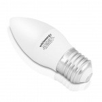 Whitenergy WE LED žárovka SMD2835 C37 E27 5W teplá bílá, 10393