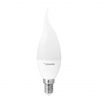 Whitenergy WE LED žárovka SMD2835 C37L E14 7W teplá bílá, 10396