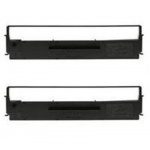 EPSON SIDM Black Ribbon Cartridge for LQ-300/+/+II/570/+/580/8xx, Dualpack, C13S015613