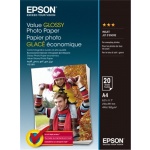 EPSON Value Glossy Photo Paper A4 20 sheet, C13S400035
