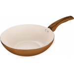 LT1073 WOK KER.28CM HNĚDÁ ECOLOR LAMART