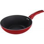 LT1130 WOK PÁNEV 28CM ČERV.ECOLOR LAMART