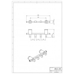 Čtyřháček Metalia 2 chrom 6243,0