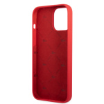 Lacoste Liquid Silicone Glossy Printing Logo Kryt pro iPhone 13 Pro Max Red, LCHCP13XSR