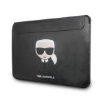 Karl Lagerfeld Head Embossed Computer Sleeve 13/14" Black, KLCS14KHBK