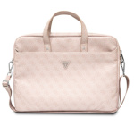 Guess 4G PU Triangle Logo Computer Bag 15/16" Pink, GUCB15P4TP