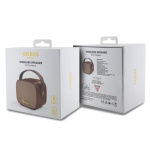 Guess Mini Bluetooth Speaker PU 4G Strap Brown, GUWSB2P4SMW