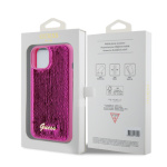 Guess Sequin Script Logo Zadní Kryt pro iPhone 13 Magenta, GUHCP13MPSFDGSF