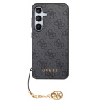 Guess 4G Charms Zadní Kryt pro Samsung Galaxy S24 Grey, GUHCS24SGF4GGR