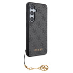 Guess 4G Charms Zadní Kryt pro Samsung Galaxy S24 Grey, GUHCS24SGF4GGR