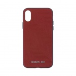 CEHCPXPSHBRE CERRUTI Leather Hard Case Burgundy pro iPhone X / XS, 2438461