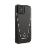 MEHCN61CLSSI Mercedes Quilted Smooth Kryt pro iPhone 11 Black, 2449531