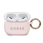 Guess Silikonové Pouzdro pro Airpods Pro Pink, GUACAPSILGLLP