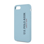 USHCI8SLLBV2 U.S. Polo Silikonový Kryt pro iPhone 8/SE2020 Blue, 2450846